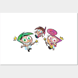 Geometric Fairly Odd Parents Posters and Art